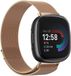 Strap-it Smartwatch bandje - Milanees bandje - rosé goud - Maat L