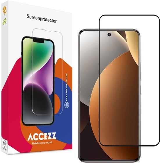 Accezz Screenprotector - Gehard Glas Full Cover voor Xiaomi Redmi Note 15 Pro (4G)