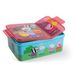 p:os Peppa Pig Broodtrommel voor kinderen, met vakken, lekvrije Bento Box voor kleuterschool en school, voor meisjes en jongens