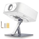 Support de projecteur de bureau avec support, adapté aux projecteurs jusqu'à 10 kg, couleur argent