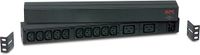 APC Rack PDU, Basic, 0U/1U, 16A, 230V, (10x) C13 (2x) C19, C20 stekker
