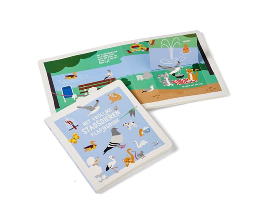 NOOX City Kids Het Vrolijke Stadsdieren Flapjesboek
