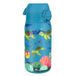 ION8 Geïsoleerde Stalen Waterfles, 320 ml/11 oz, Lekvrij, Makkelijk te Openen, Veilige Sluiting, Vaatwasserbestendig, Draaghandvat, Hygiënische Flip Cover, Duurzaam Roestvrij Staal, Zeeschildpad