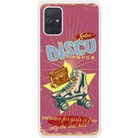 Samsung Galaxy A71 Versterkt hard hoesje - Retro disco ontwerp