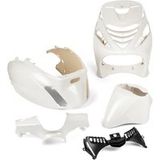 STR8 Kit carénage Piaggio Zip SP2 Blanc 5 pièces