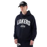 NEW ERA Sweatshirt 'NBA LOSLAK' bleu marine / blanc