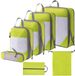 Unyqoos® Ensemble complet avec sacs de compression pour une organisation efficace de vos bagages