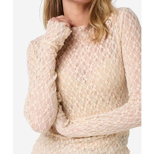 IBANA kanten top - beige