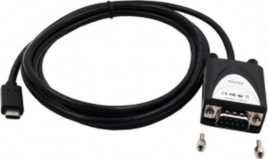 Exsys EX-2311-2 Seriële Kabel Zwart 1,8 m DB-9