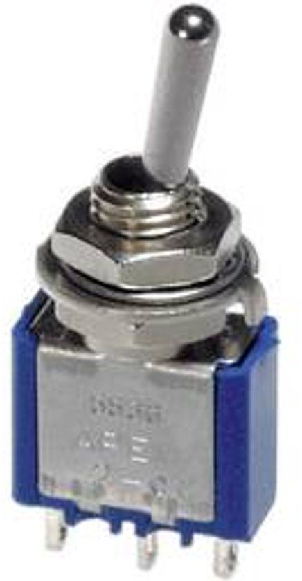 APEM 5559A 5559A Tuimelschakelaar 250 V/AC 3 A 3x aan/uit/aan Continu/0/continu 1 stuk(s)