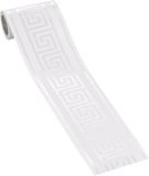 A.S. Création GRIEKSE SLEUTEL BEHANGRAND | Design - parelmoer metallic wit - Only Borders