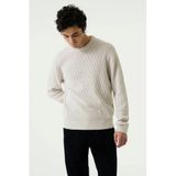 Garcia katoenen relaxed fit trui - soft buff