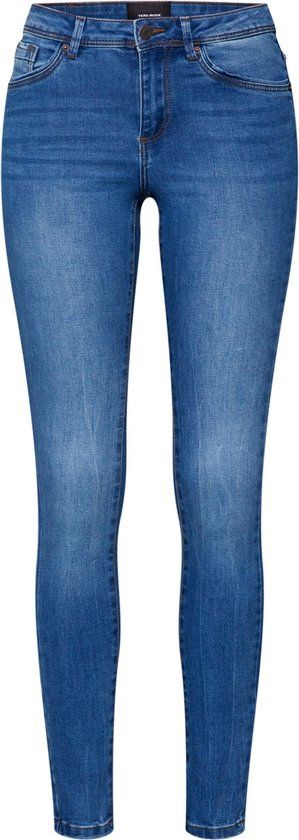 VERO MODA VMTANYA MR S PIPING Jeans Dames - Medium Blue Denim - Maat W30/L30