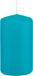Trend Candles Cilinderkaars/stompkaars - turquoise - 5 x 10 cm - 23 branduren