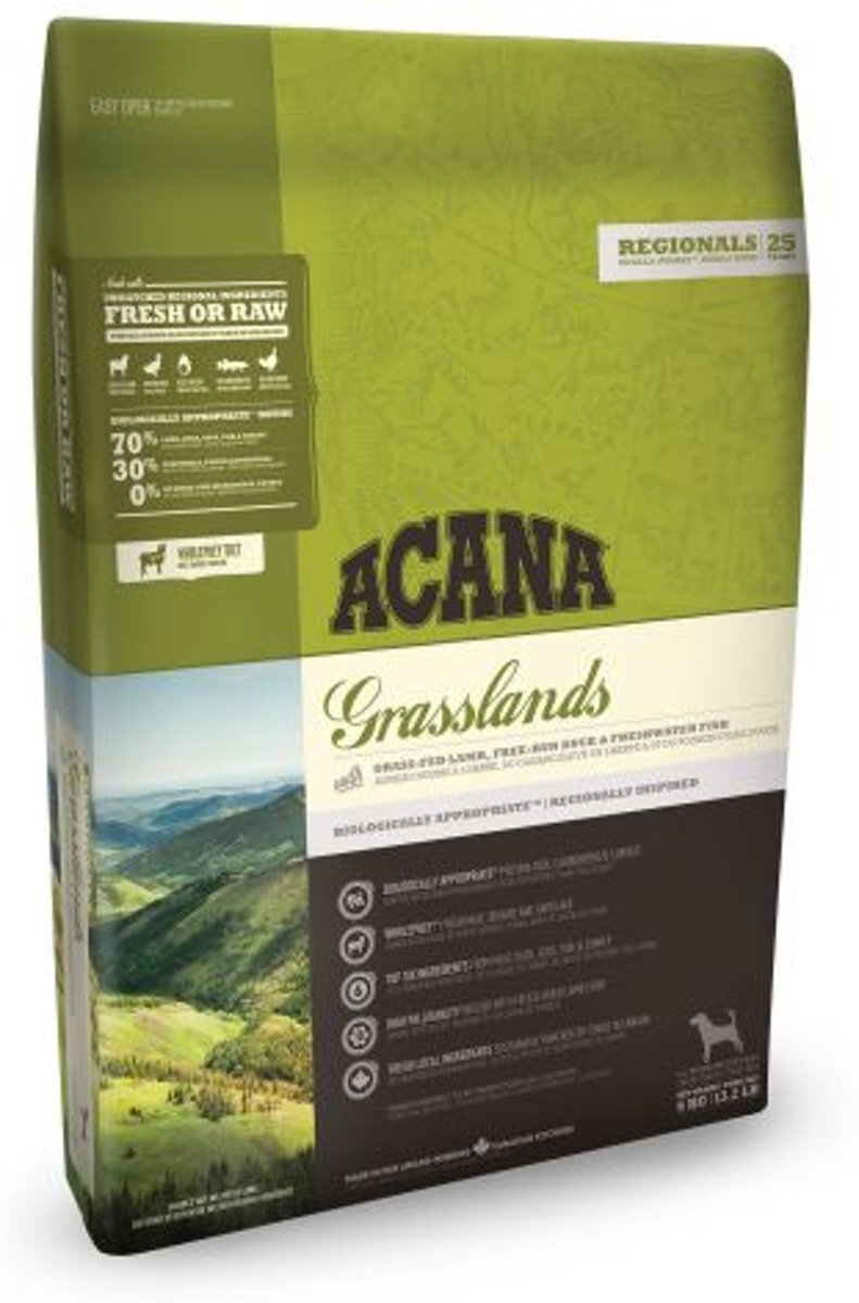 Acana regionals grasslands dog hondenvoer 11,4 kg