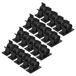 Serre-câbles (25 pièces), auto-adhésifs, nylon, 13-16 mm, noir