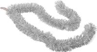 Gerimport Kerstslingers - glitter zilver - folie - 180 x 7 cm