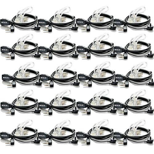 Retevis Walkie Talkie Headset 2-pins - 20 Stuks