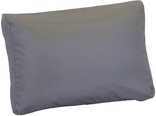 Be O LRP 70x40 AUB91 Lounge rugkussen met ritssluiting en waterafstotende stof, antraciet, 1 stuk (1-pack)