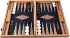 Manopoulos Premium Backgammon Set – Amerikanischer Nussbaum & Schwarzeiche – Perlmutt-Design (48x30 cm)
