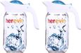 Concorde Iberica 2x pièces pichet/carafe en verre 1 litre avec couvercle