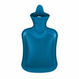 Relaxdays Warmwaterkruik 1 liter zonder hoes, blauw