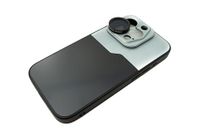 SYSTEM-S CPL Filter 37 mm Circulaire polariserende lens met hoes voor iPhone 15 Pro