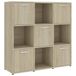 vidaXL Boekenkast 90x30x90 cm Sonoma Eiken Hout