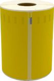 DULA Dymo Compatible labels - Geel - S0904980 - Grote verzendetiketten - 1 rol - 104 x 159 mm - 220 labels per rol