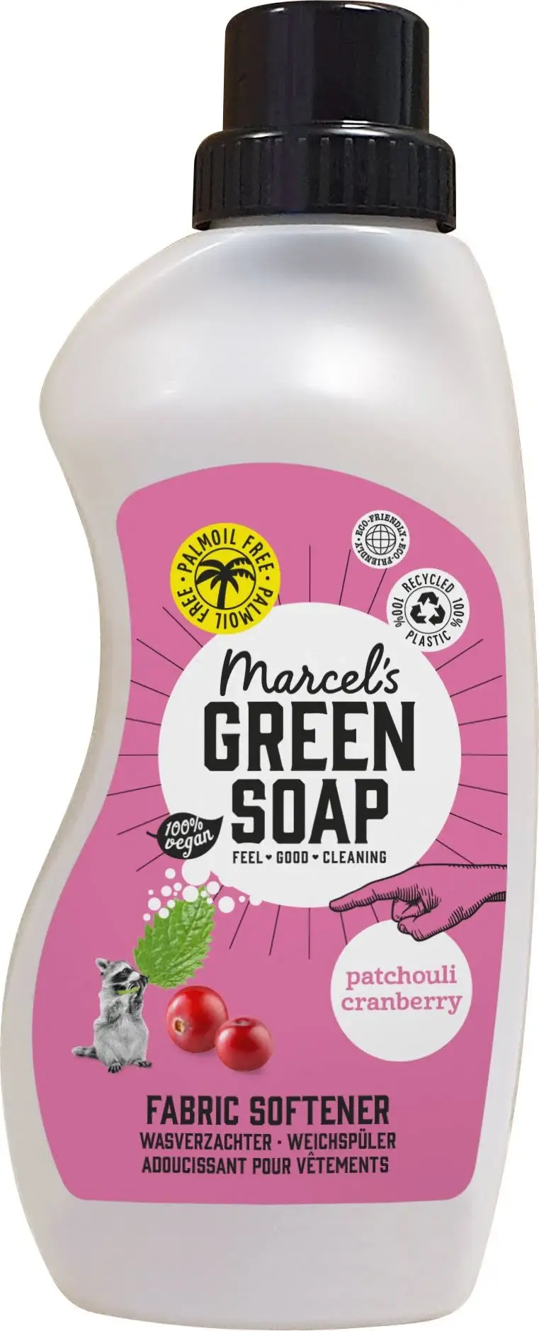 Marcel's Green Soap Wasverzachter Patchouli & Cranberry - 750 ml