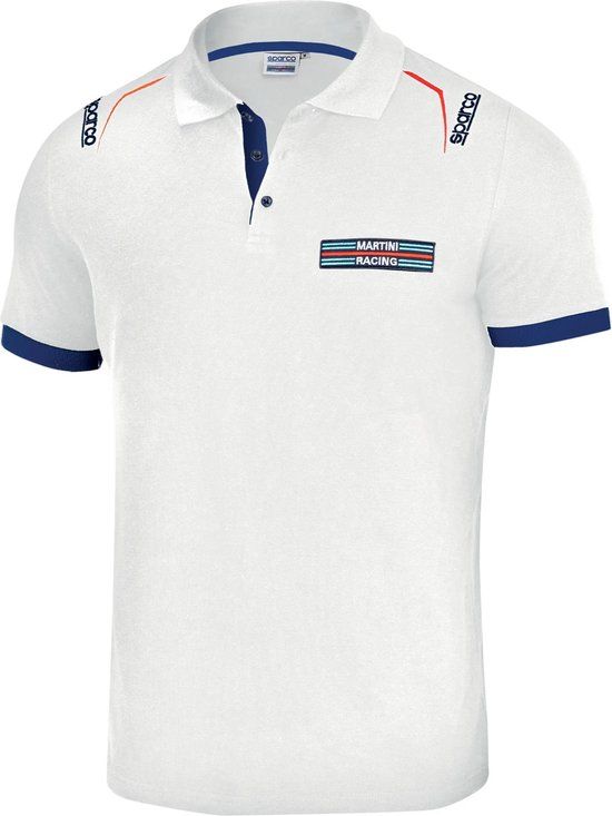 Sparco Martini Racing Polo - White - XXL - Men