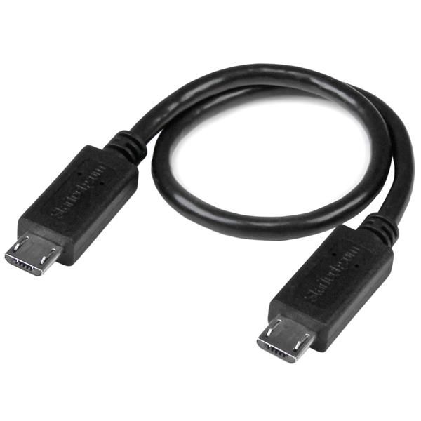 StarTech.com 20 cm USB OTG kabel Micro USB naar Micro USB M/M