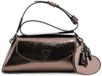 GUESS Bolena Flap Shoulder Bag Pewter antraciet