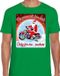 Bellatio Decorations Shoppartners Bv Fout Kerstshirt / t-shirt - No presents for kids only for me suckers - motorliefhebber / motorrijder / motor fan groen voor heren - kerstkleding / kerst outfit S