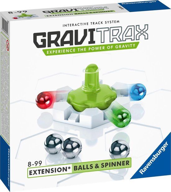 GraviTrax Balls & Spinner Uitbreiding - Knikkerbaan | 8 onderdelen | 8+ jaar