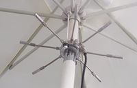 O'Fresh set parasol Central 8 sproeiers 1/4 voor hogedruk-verstuiver heren, roestvrij staal, eenheidsmaat