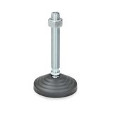 Ganter Normelemente | Aanstelvoet, scharniervoet - GN 344-80-M16-138-BG