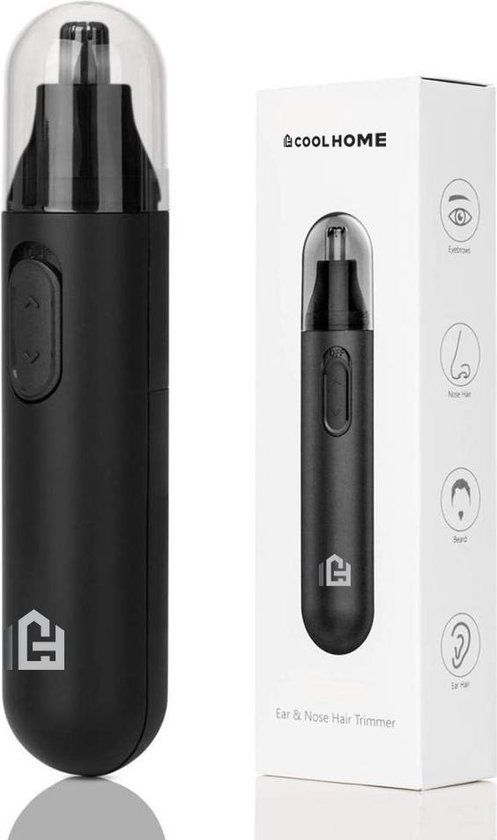 CoolHome NT2103 Neushaar & Oorhaar Trimmer - Zwart - Batterij