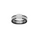 Ceranity 1-12/0075-N Ring 925 sterling zilver en zirkonia, maat K