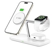 TechProtection Tolo MagSafe 3 In 1 Chargeur sans fil Blanc