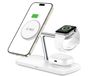 TechProtection Tolo MagSafe 3 In 1 Chargeur sans fil Blanc