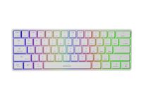 GENESIS Thor 660 Clavier de jeu USB + Bluetooth QWERTY US International Blanc