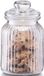 Zeller Voorraadpot - 900 ml - Glas - Rond - Strepen - 11x18,5 cm