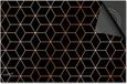 Dietrix Inductie beschermer 60x52 - Hexagon - Kubussen Brons Koper