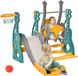 HOMCOM Combinaison balançoire-toboggan pour enfants