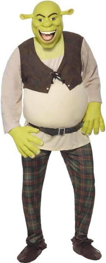 - Shrek Kostuums â„¢ Heren - Verkleedkleding - Large