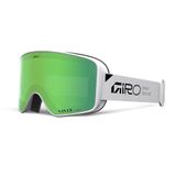 Giro Method Skibril, skibril, snowboardbril, uniseks, VIVID ZEISS, EXV verzicht, EVAK anti-condens, geschikt voor OTG, helm-compatibel, kleur: stapeled white. Glazen: emerald/infrarood
