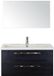 BES LED Seville Badmeubelset 100 cm - Black Oak - Wastafel Djazz 1 Kraangat met Spiegel