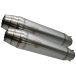 GPR Exhaust Systems Silencieux Homologué Deeptone Inox Cafè Racer Silencer Without Link Pipe R 65 85-92