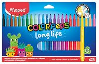 Maped Office Maped viltstiften COLOR'PEPS Long Life 2, 24 stuks, 1,5 mm